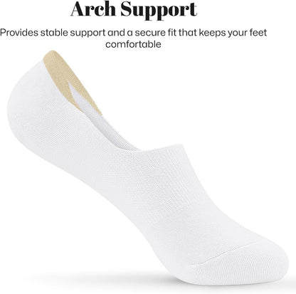 No Show Socks Women Low Cut Ankle Socks Non Slip 4/8 Pairs