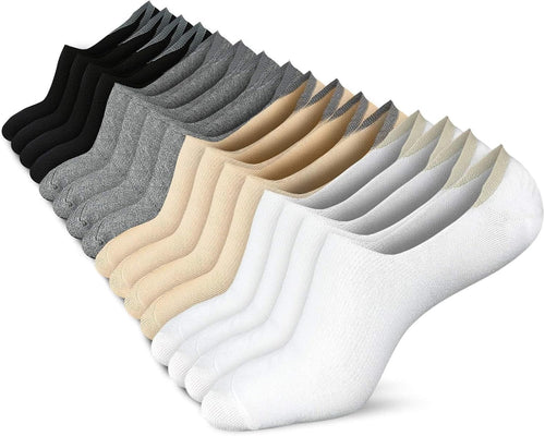 No Show Socks Women Low Cut Ankle Socks Non Slip 4/8 Pairs
